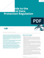 Quick Guide To The EU General Data Protection Regulation