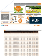 Stihl Lista Sugerida de Preços 10.16