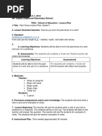 Lesson Plan Beginners Simple Present Tense | PDF | English Language ...