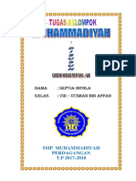 Nama: Septia Nicola Kelas: Viii - Utsman Bin Affan: SMP Muhammadiyah Perdagangan T.P 2017-2018