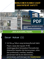 Manaje Me N Rumah Sakit Dan Patie NT Safe Ty: Rsup Dr.M.Djamil Padang