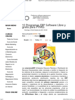 10 Programas ERP Software Libre y Gratis para PYMEs - ERP PDF