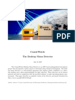 Cosmicwatch: The Desktop Muon Detector
