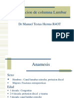 Exploracion de columna Lumbar.ppt