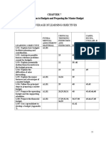 Introduction To Budgets and Preparing The Master Budget Coverage of Learning Objectives