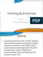 Growing Skull Fracture: Oleh: Tania Ratna Iswanti