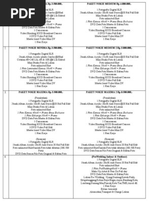daftar prewedding