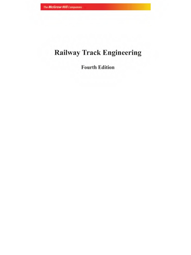 (J. S Mundrey) Railway Track Engineering PDF Track (Rail Transport) Track Gauge