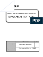 Curso Matemática Aplicada Minería Diagramas PERT-CPM