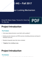 ECE 445 - Fall 2017: Dorm Door Locking Mechanism