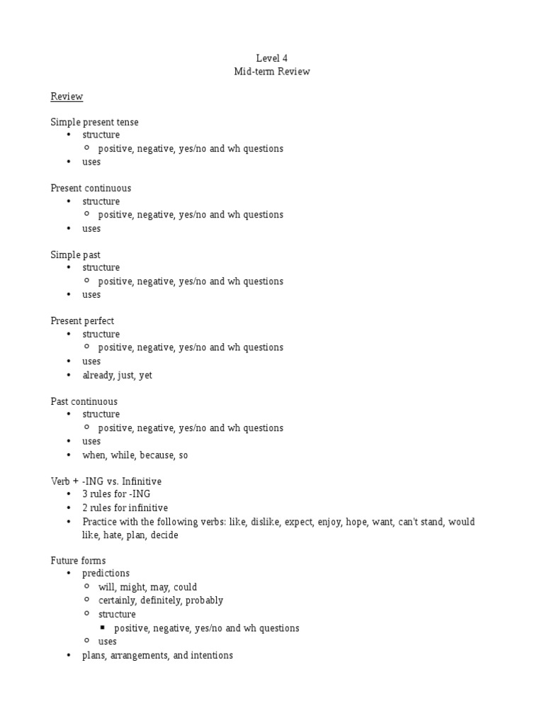 Level 4 - Quiz 2 - Review | PDF | Career & Growth | Wellness
