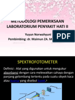 Metodologi Pemeriksaan Lab Hati