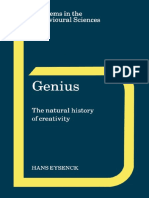 Genius - The Natural History of Creativety (Eysenck, Hans J.)