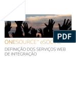 ONESOURCE ESOCIAL Integrador Definicao WebServices Integracao