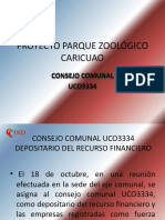Proyecto Parque Zoológico Caricuao Consejo Comunal Uco3334