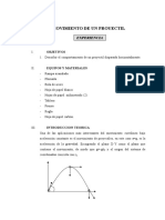 Informe Física Nº5 (Movimiento de un Proyectil).doc