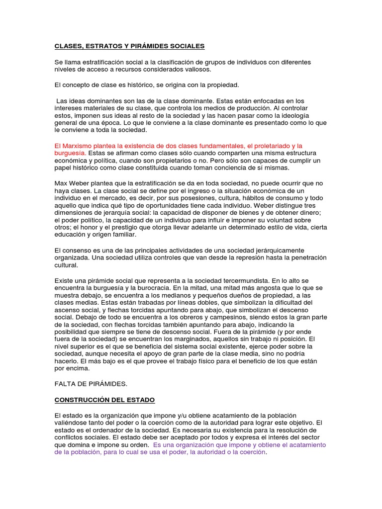 A Que Se Le Llama Clase Social Variaciones Clase