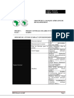 Maroc - Projet Centrale Solaire D'ouarzazate II - Résumé EIES PDF