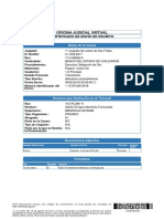 Certificado de Envio - Incidente de Abandono Del Procedimiento - Cuaderno Principal - 8 de Abril 2018