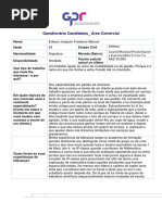 GP Questionário Para Candidatos Director Comercial