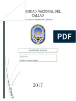 Informe de Haluros de Alquilo