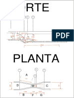 Plano Canaleta Parshall