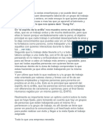 Este Libro Nos Deja Varias Enseñanzas y Se Puede Decir Que Secretos para El Buen Desempeño Laboral de Un Grupo de Trabajo o de Una Empresa Entera