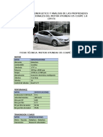 Análisis termoenergético y dinámico-tracciona motor Hyundai i35 1.8