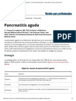 Pancreatitis Aguda - Trastornos Gastrointestinales - Manual MSD Versión para Profesionales