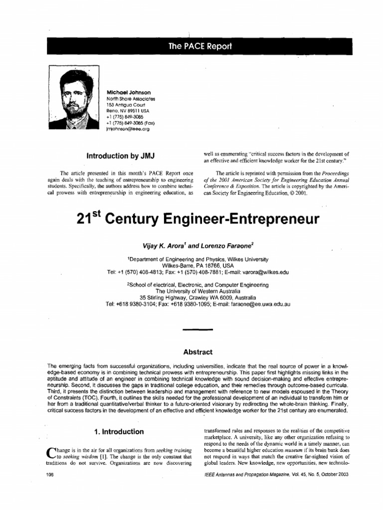 Engineer Leadership Creativity