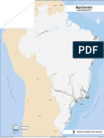 Mapa rodoviário da América do Sul