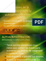 Dimensiones de La Competencia para La Autoadministración