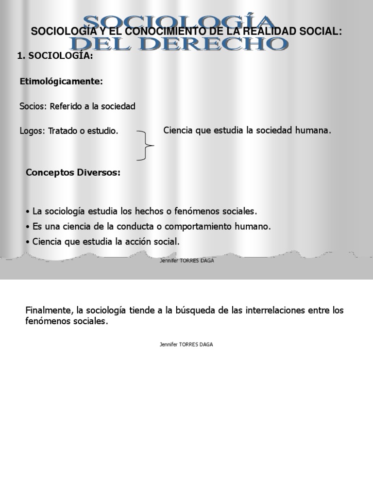 Sociología: Estudio de la Realidad Social | PDF | Sociología | Teoría