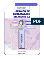 Creacion Geodatabase Arcgis 93