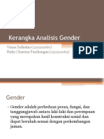 Kel 1 - Kerangka Analisis Gender