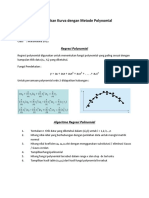 Pencocokan Kurva Dengan Metode Polynomial