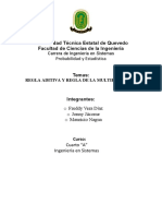 REGLA Aditivas y Multiplicacion