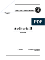 Antologia-Auditoria Ii-6to-Semestre-Contaduria