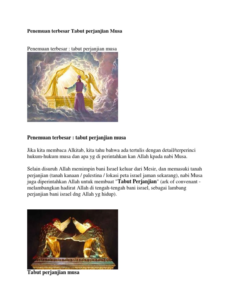 Penemuan Tabut Allah PDF