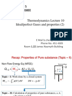 L-10 Pure Substance Ideal Gases-II