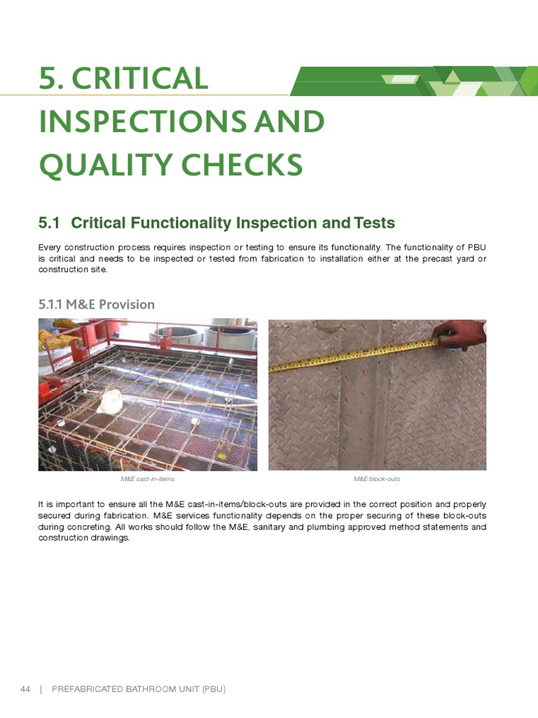 Waterproofing Inspection and Testing PDF | PDF | Tile | Pipe (Fluid ...