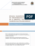 Eficacia Diagnóstica de Sistemas de Inmunoensayos HCV