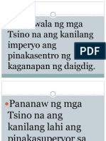 Quiz-Mga Kaisipan Sa Pagbuo NG Emperyo