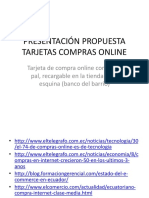 Presentación Propuesta Tarjetas Compras Online