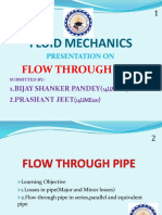 Fluid Mechanics: Flow Through Pipe
