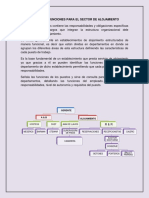 Manual de Funciones para El Sector de Alojamiento PDF