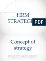 Srategic HRM Strategies