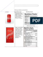 reading food labels learning outcome 2