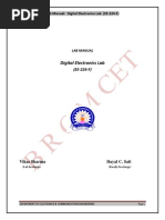 Lab Manual: Digital Electronics Lab (EE-224-F)