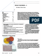 Of Major Trauma Head Injuries-I: Damage